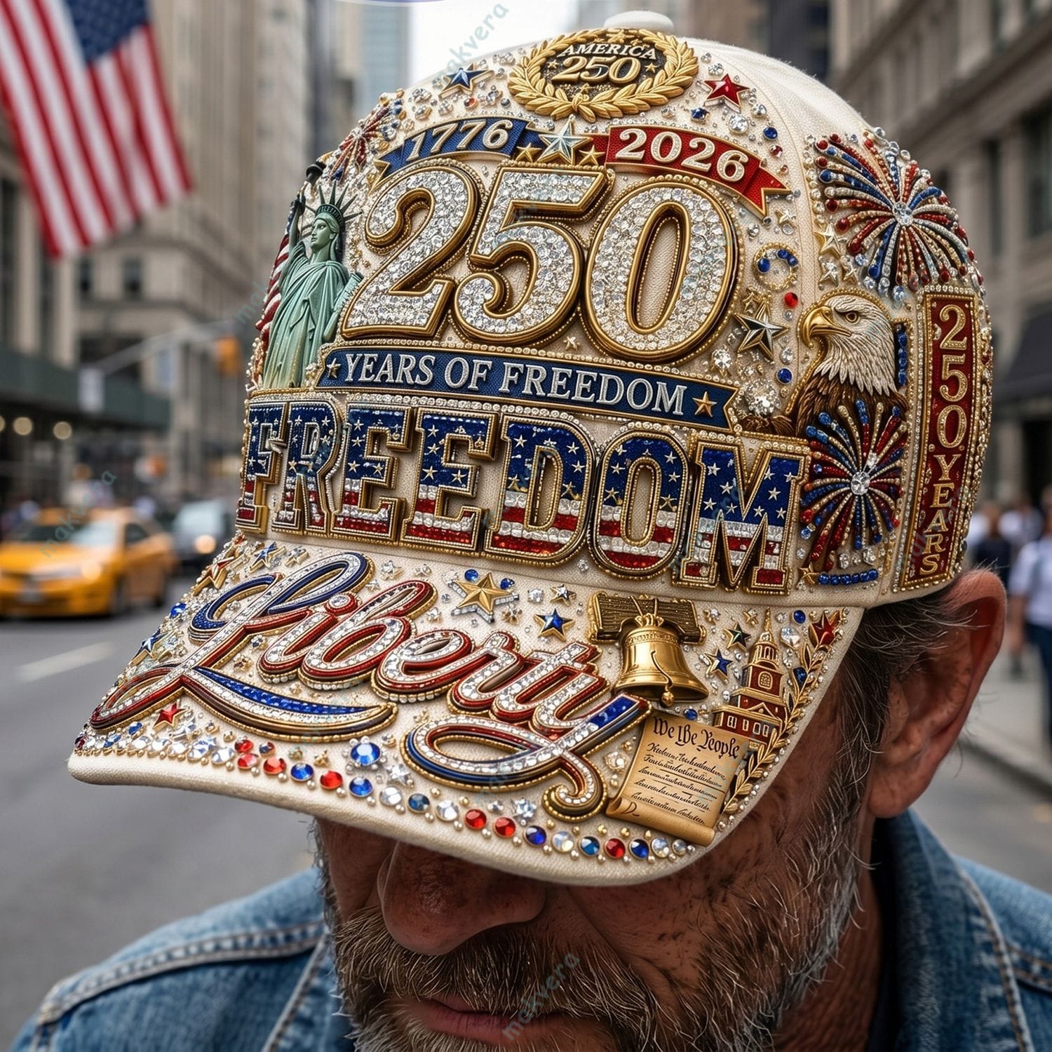 America 250 Years of Freedom Cap 3 America 250 Years of Freedom Cap 3
