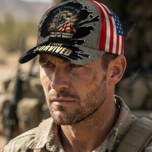 American 250 Years Don’t Judge Me Veteran Distressed Baseball Cap