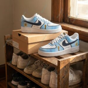 Argentina FC World Cup 2026 Custom Name Air Force 1 Sneaker 2
