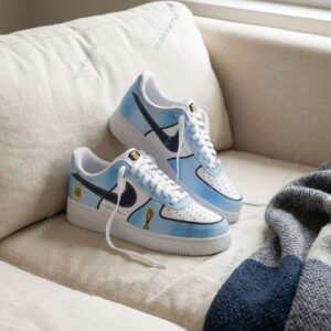 Argentina FC World Cup 2026 Custom Name Air Force 1 Sneaker