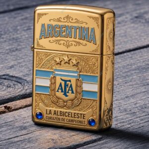 Argentina FIFA World Cup 2026 Zippo Case 1 Argentina FIFA World Cup 2026 Zippo Case 2