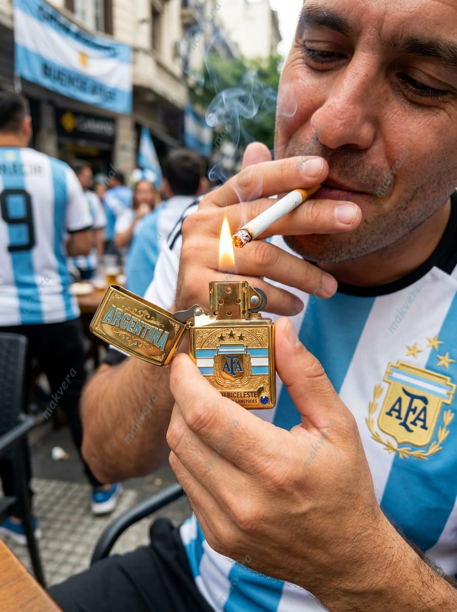 Argentina FIFA World Cup 2026 Zippo Case Argentina FIFA World Cup 2026 Zippo Case