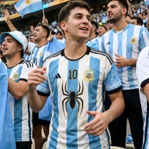Argentina National Spider Man World Cup 2026 Custom Jersey