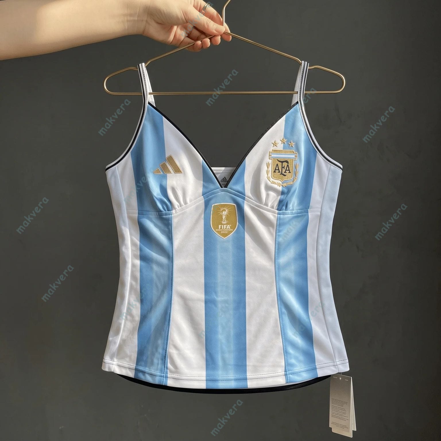 Argentina National Team World Cup 2026 Jersey Cami Top 2 Argentina National Team World Cup 2026 Jersey Cami Top 2