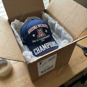 Arizona Wildcats Big 12 Tournament 2026 Champions Cap 1 Arizona Wildcats Big 12 Tournament 2026 Champions Cap 2