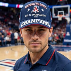 Arizona Wildcats Big 12 Tournament 2026 Champions Cap