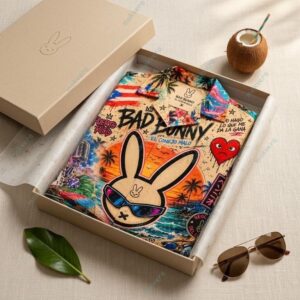 Bad Bunny Reggaeton Del Caribe Hawaiian Shirt 2 Bad Bunny Reggaeton Del Caribe Hawaiian Shirt 3