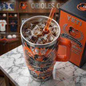 Baltimore Orioles Baseball 72nd Anniversary 2026 Tumbler