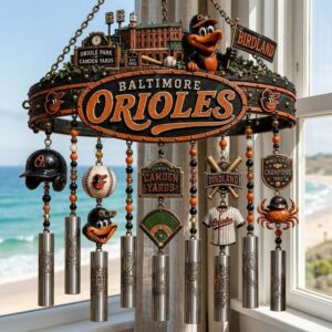 Baltimore Orioles Birdland Wind Chime 2