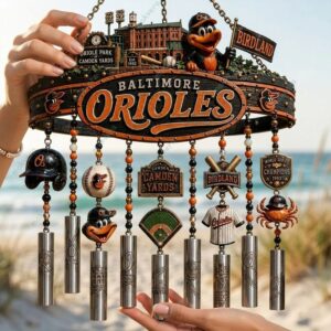 Baltimore Orioles Birdland Wind Chime 3