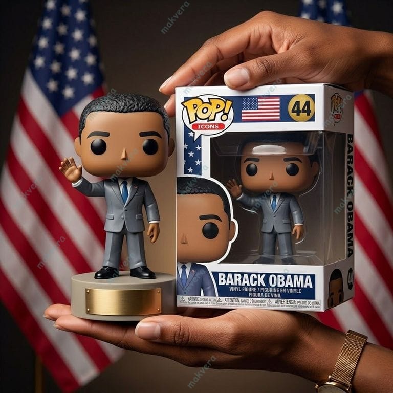 Barack Obama 44th President of the United States Pop Figure Barack Obama 44th President of the United States Pop Figure
