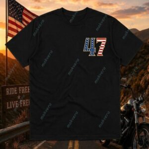 Born To Ride For 45 Donald J Trump Shirt