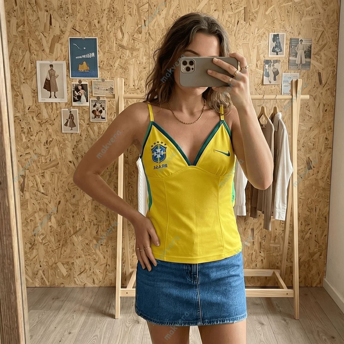 Brasil National Team World Cup 2026 Jersey Cami Top 3 Brasil National Team World Cup 2026 Jersey Cami Top 3