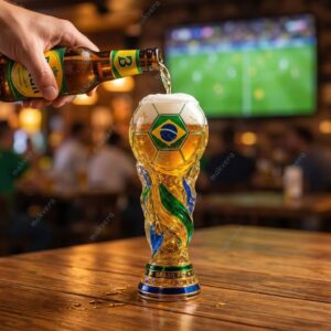 Brazil FC World Cup 2026 Beer Glass 2