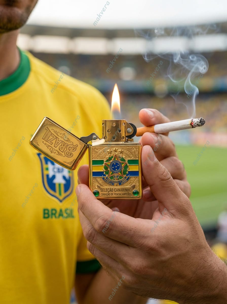 Brazil FIFA World Cup 2026 Zippo Case Brazil FIFA World Cup 2026 Zippo Case