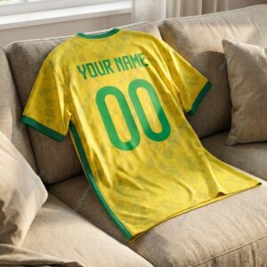 Brazil Home World Cup 2026 Custom Jersey 1 Brazil Home World Cup 2026 Custom Jersey 2
