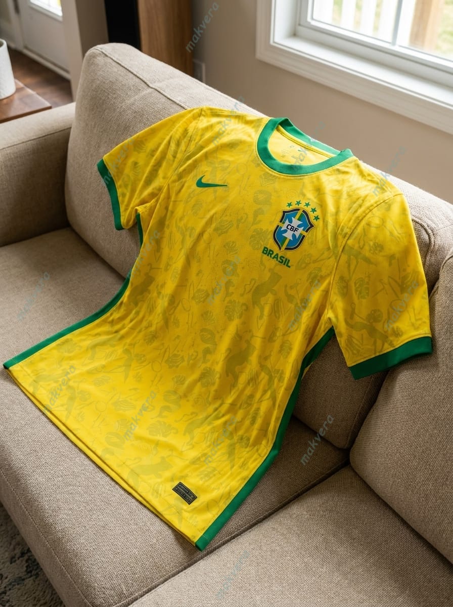 Brazil Home World Cup 2026 Custom Jersey Brazil Home World Cup 2026 Custom Jersey