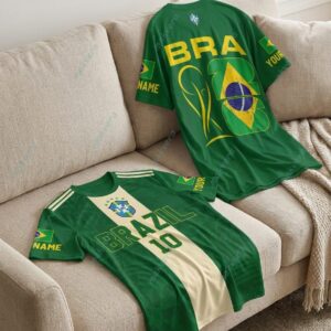Brazil National Team World Cup 2026 Custom 3D Shirt