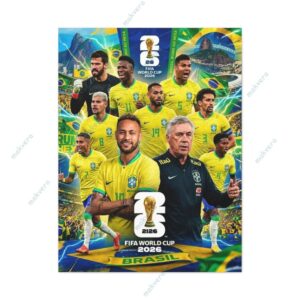 Brazil World Cup 2026 Canvas Print Home Decor