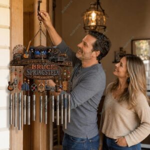 Bruce Springsteen The Boss Heartland Rock Wind Chime 1 Bruce Springsteen The Boss Heartland Rock Wind Chime 2