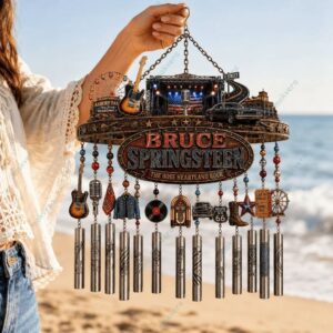 Bruce Springsteen The Boss Heartland Rock Wind Chime 2 Bruce Springsteen The Boss Heartland Rock Wind Chime 3