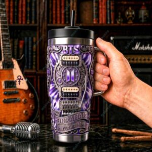 BTS Borahae Forever With ARMY Tumbler 2