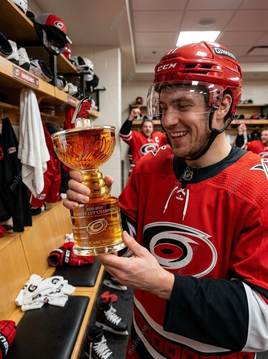 Carolina Hurricanes 2025-2026 Stanley Cup Whiskey Bottle 2 Carolina Hurricanes 2025-2026 Stanley Cup Whiskey Bottle 2