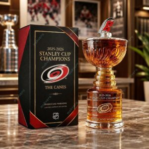 Carolina Hurricanes 2025-2026 Stanley Cup Whiskey Bottle 3 Carolina Hurricanes 2025-2026 Stanley Cup Whiskey Bottle 4
