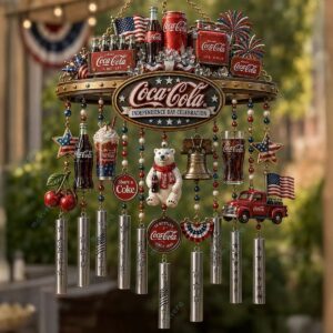 Coca Cola Independence Day Celebration Wind Chime