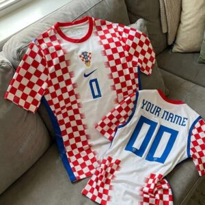 Croatia Home World Cup 2026 Custom Jersey 2