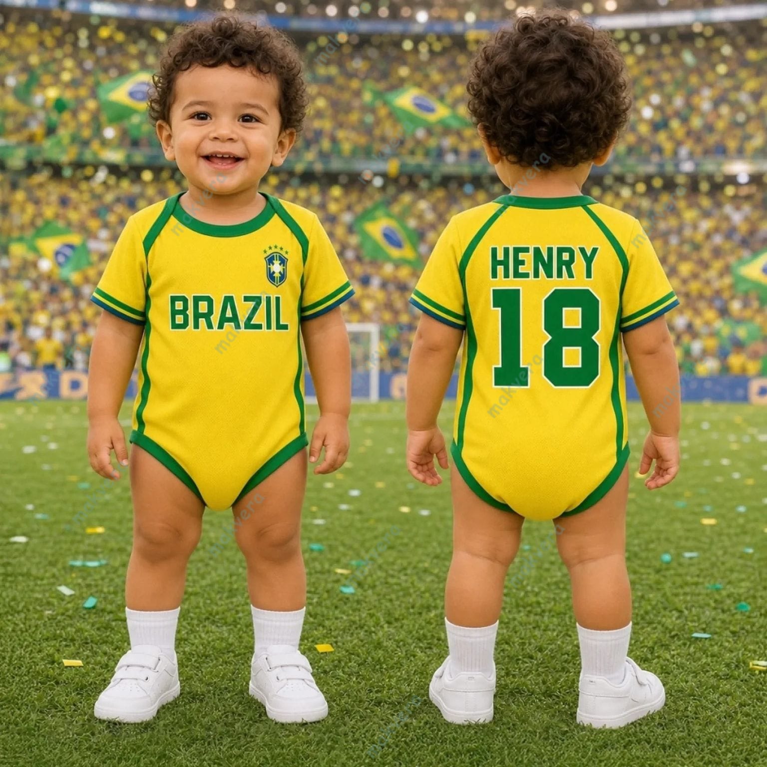 Custom Mexico World Cup 2026 Baby Jersey Bodysuit Custom Mexico World Cup 2026 Baby Jersey Bodysuit