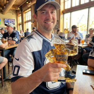 Dallas Cowboys Spirit Of The Star Cowboys Nation Whiskey Bottle