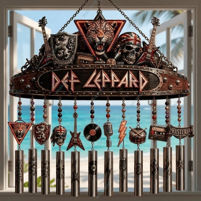 Def Leppard Tour 2026 Wind Chime 2 Def Leppard Tour 2026 Wind Chime 2