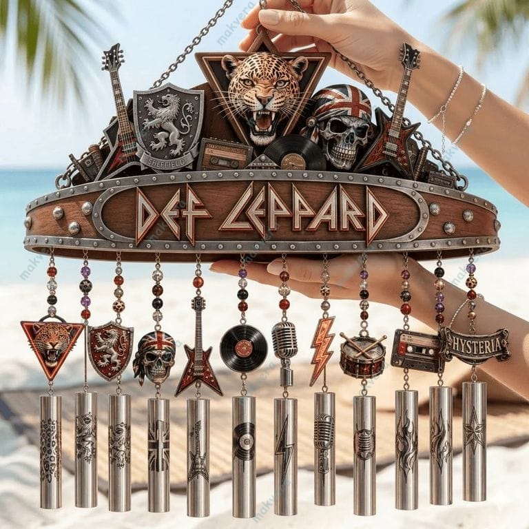 Def Leppard Tour 2026 Wind Chime 3 Def Leppard Tour 2026 Wind Chime 3