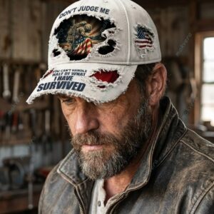 Distressed American Flag Soldier Cap