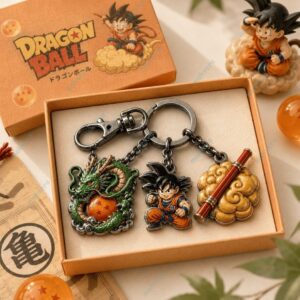 Dragon Ball Goku Flying Nimbus Keychain 2