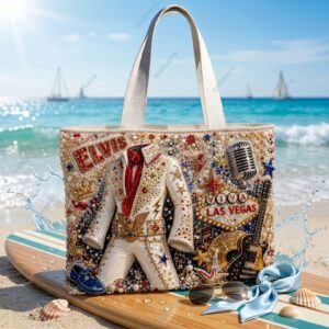 Elvis Presley Summer Vibes Tote Bag