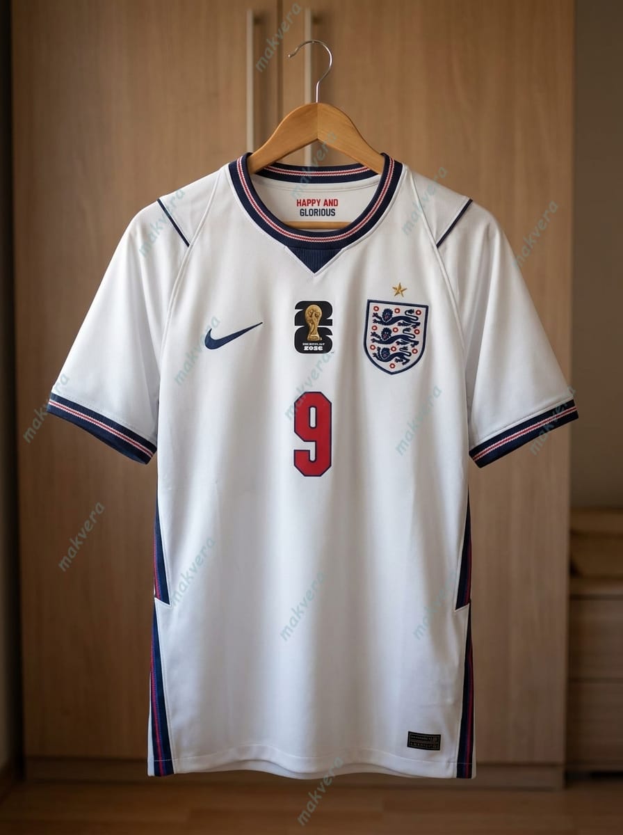 England National Team World Cup 2026 Custom Jersey 3 England National Team World Cup 2026 Custom Jersey 3