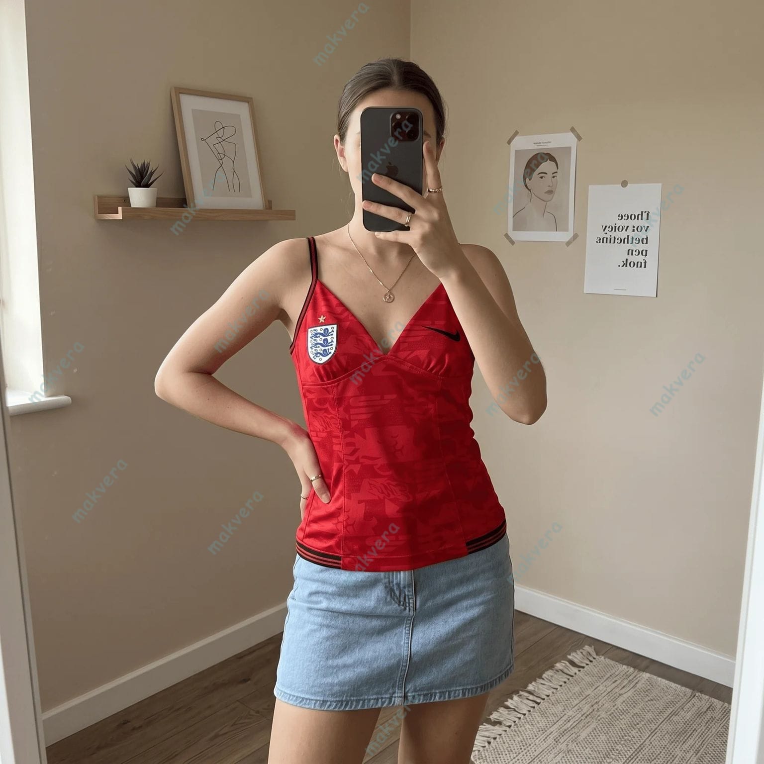 England National Team World Cup 2026 Jersey Cami Top 2 England National Team World Cup 2026 Jersey Cami Top 2