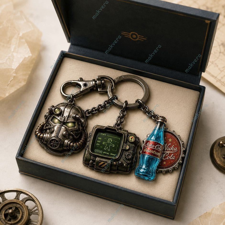 Fallout X Nuka Cola Quantum Key Chain 2 Fallout X Nuka Cola Quantum Key Chain 2