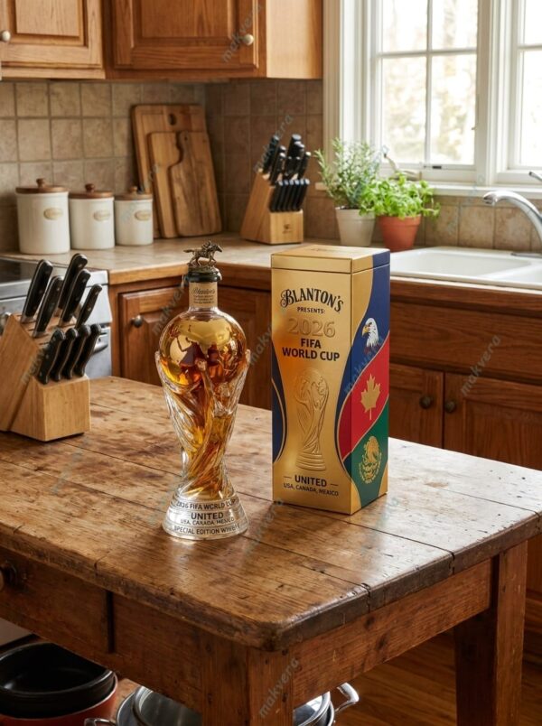 FIFA World Cup Trophy 2026 Whiskey Bottle