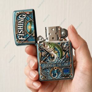 Fishing Open Water Legacy Zippo Case 2