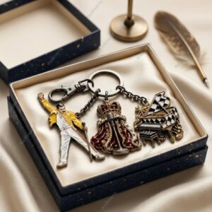 Freddie Mercury Rock Queen Legacy Key Chain