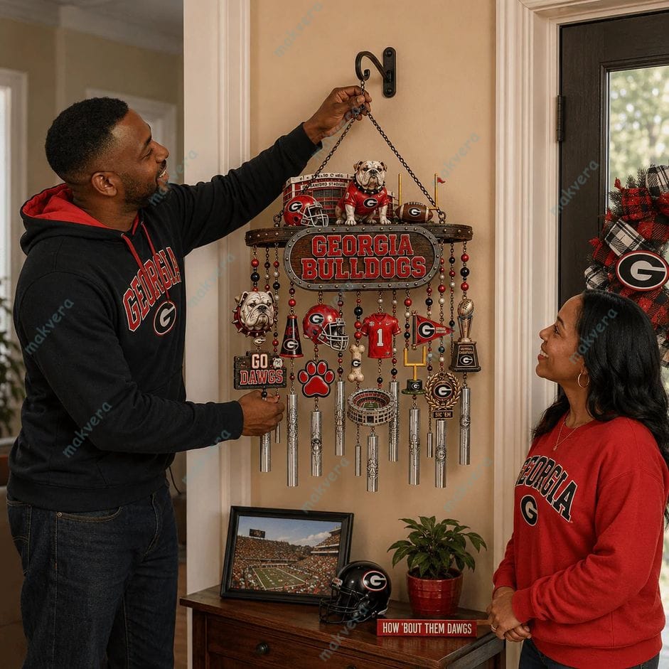 Georgia Bulldogs National Champions Wind Chime 2 Georgia Bulldogs National Champions Wind Chime 2