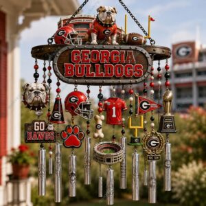 Georgia Bulldogs National Champions Wind Chime