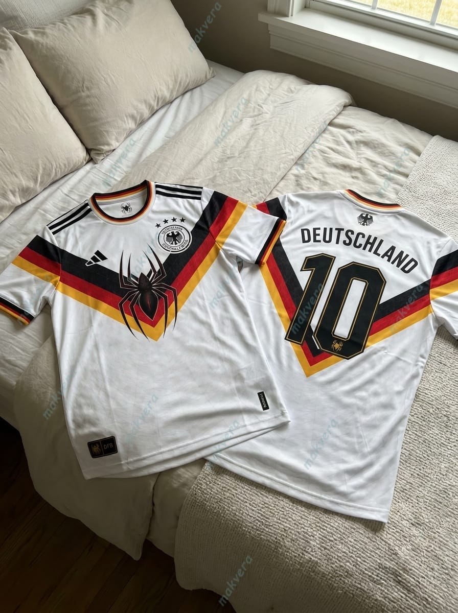 Germany National Spider Man World Cup 2026 Custom Jersey 4 Germany National Spider Man World Cup 2026 Custom Jersey 2