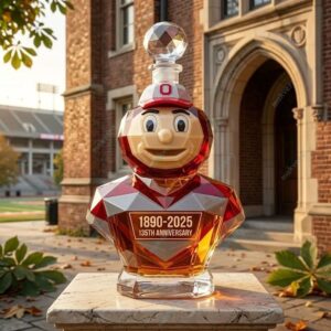 Go Bucks 1890-2025 135th Anniversary Whiskey Bottle