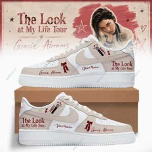 Gracie Abrams The Look at My Life Tour Air Force 1 Sneaker 3