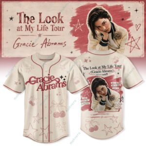 Gracie Abrams The Look at My Life Tour Jersey 3