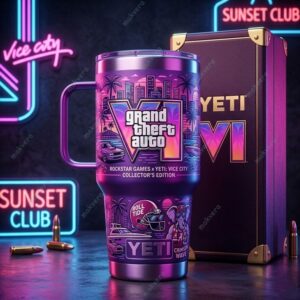 Grand Theft Auto VI Vice City YETI Tumbler 2 Grand Theft Auto VI Vice City YETI Tumbler 3